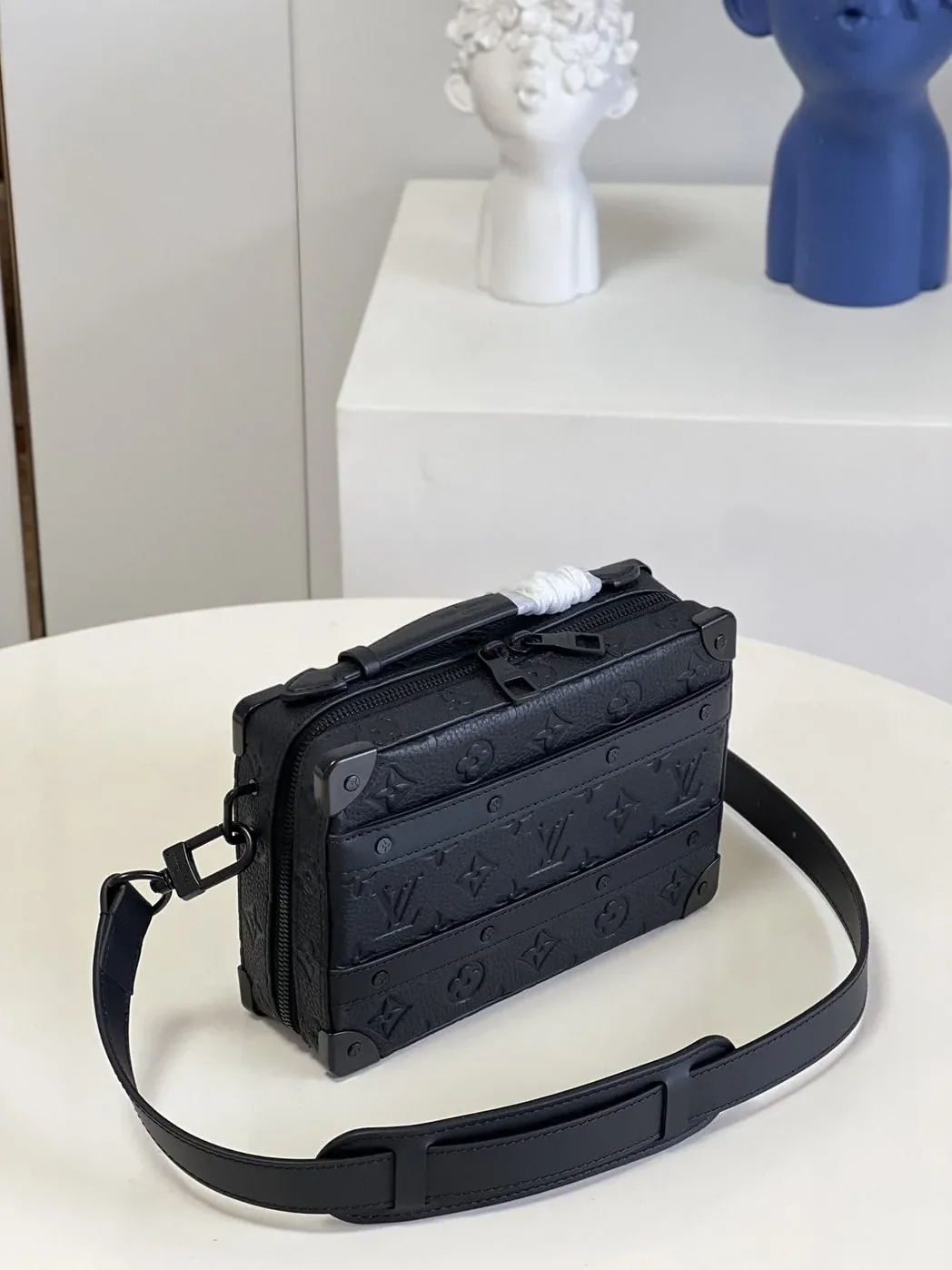 Louis Vuitton Handle Soft Trunk Black Taurillon Monogram