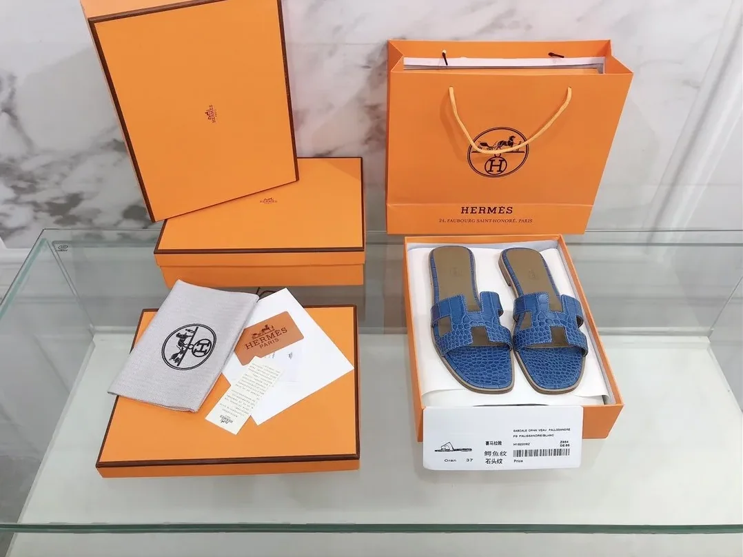 Hermes Oran Sandal Multicolor/Red , Shoes for Women