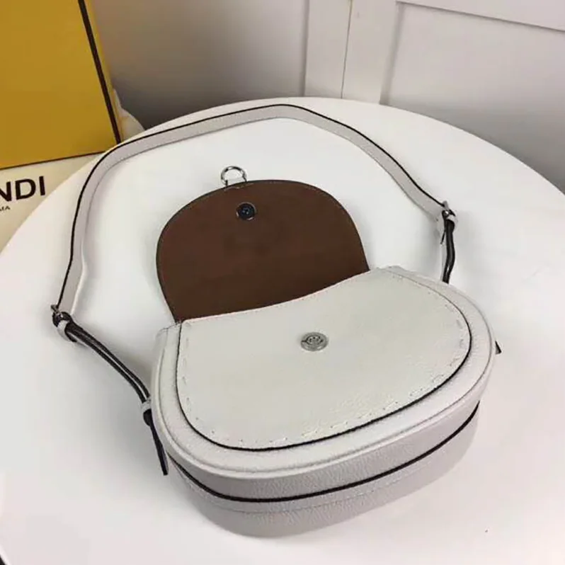 Fendi Shoulder Bag in Calf Leather for Women in White