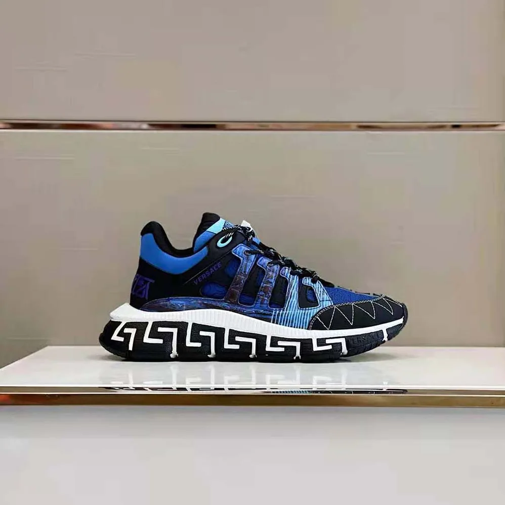 Versace Trigreca Coveted Sneaker Family for Women in Blue Versace Trigreca Coveted Sneaker Family for Women in Blue