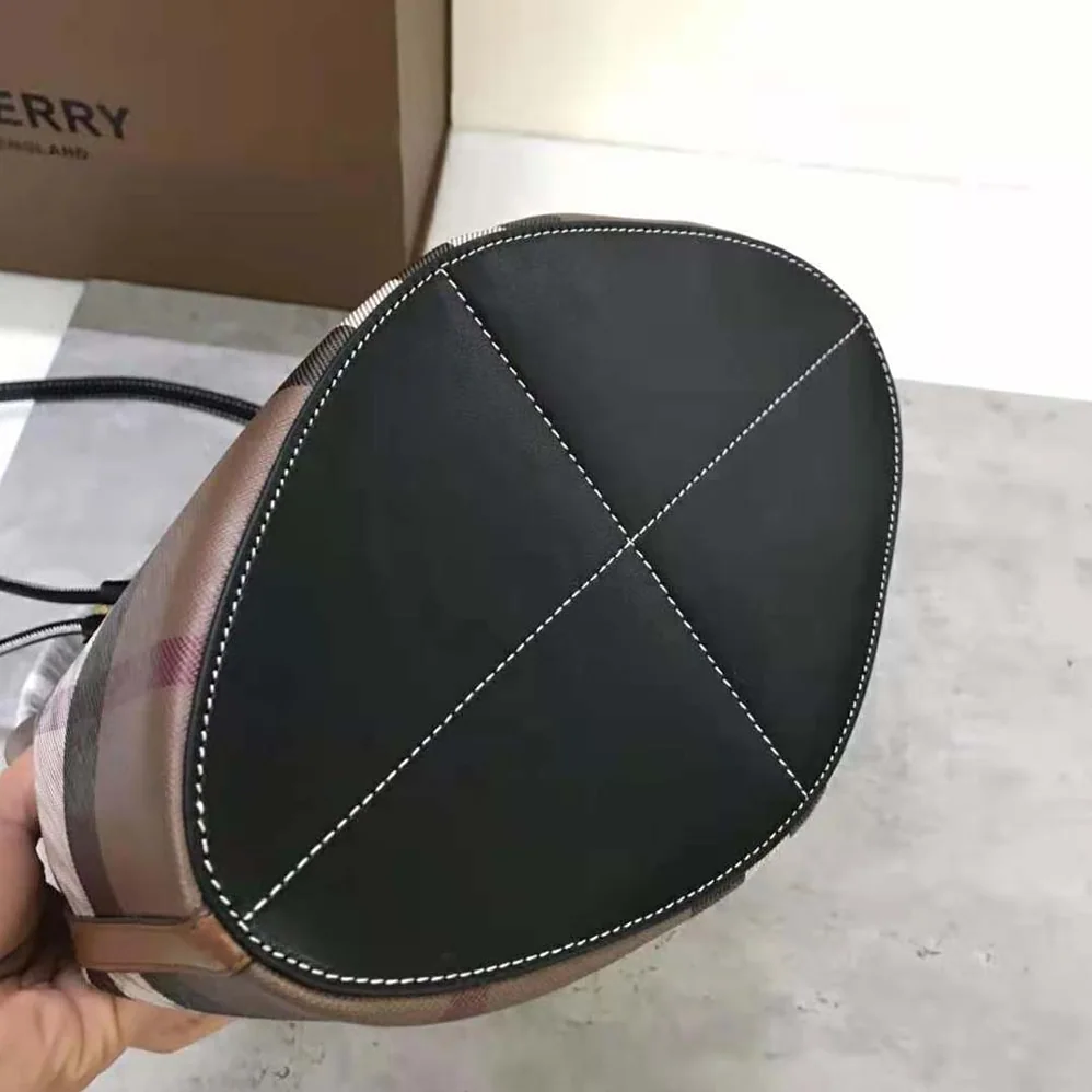 Burberry Mini TB Bucket Bag in Calf Leather for Women Burberry Mini TB Bucket Bag in Calf Leather for Women