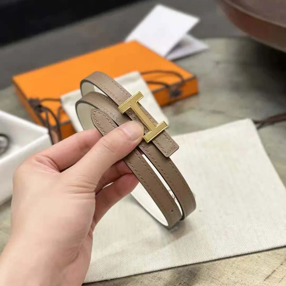 Hermes Focus Belt Buckle & Reversible Leather Strap 13 mm for Women in Gold/Brown Hermes Focus Belt Buckle & Reversible Leather Strap 13 mm for Women in Gold/Brown
