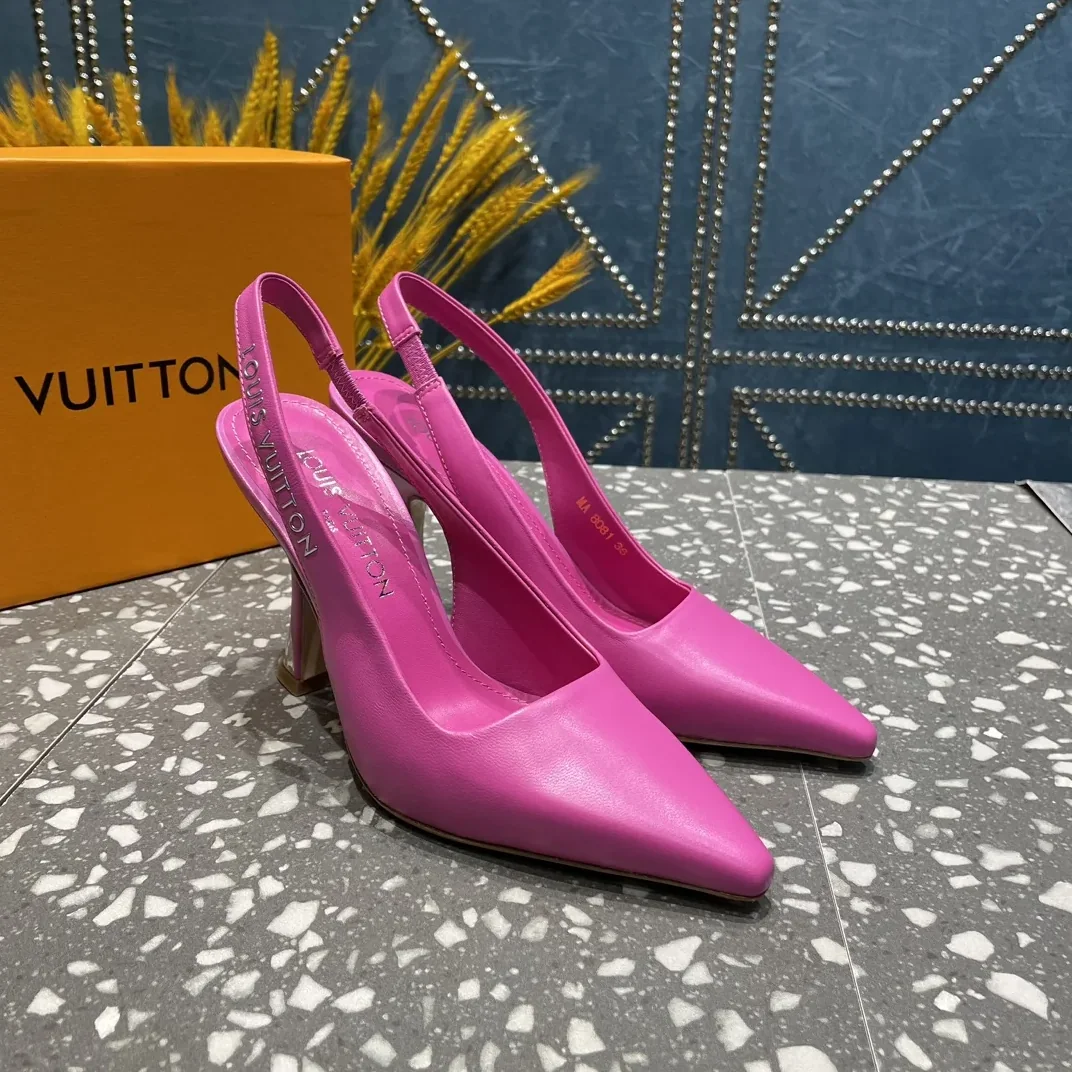 Louis Vuitton Sparkle Slingback Pump Pink Louis Vuitton Sparkle Slingback Pump Pink