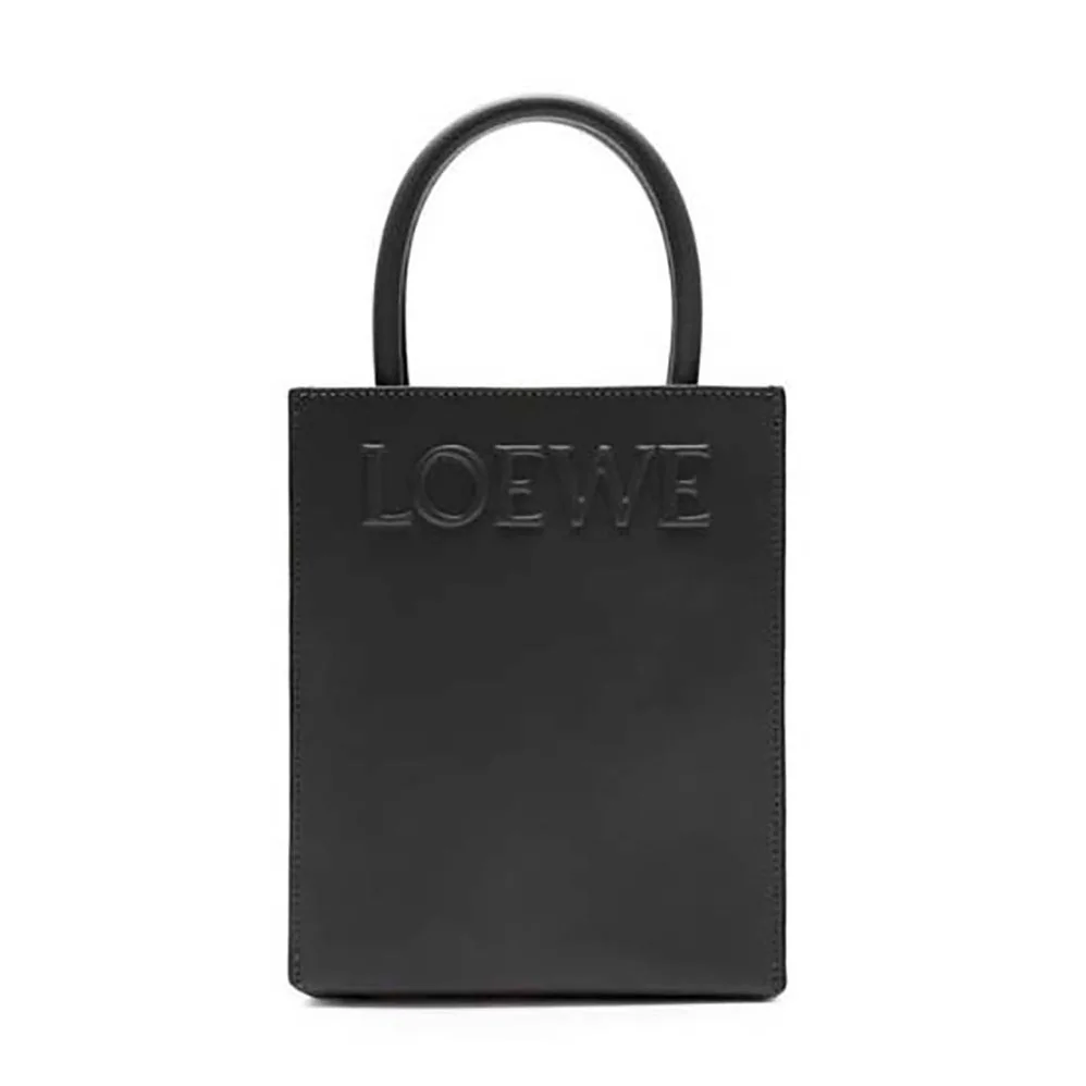 Loewe Standard A5 Tote in Sleek Calfskin for Women in Black
