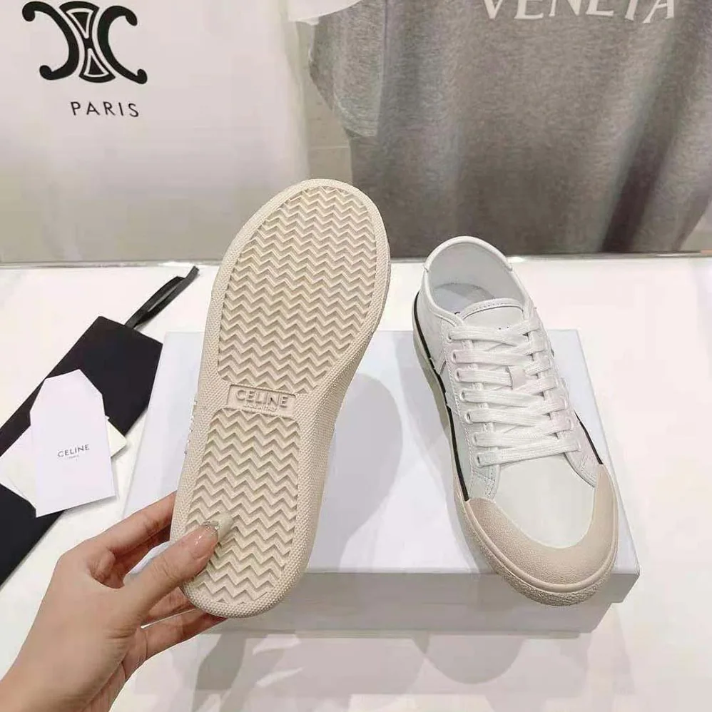 Celine As-01 Low Lace-up Celine Alan Sneaker in Calfskin for Unisex