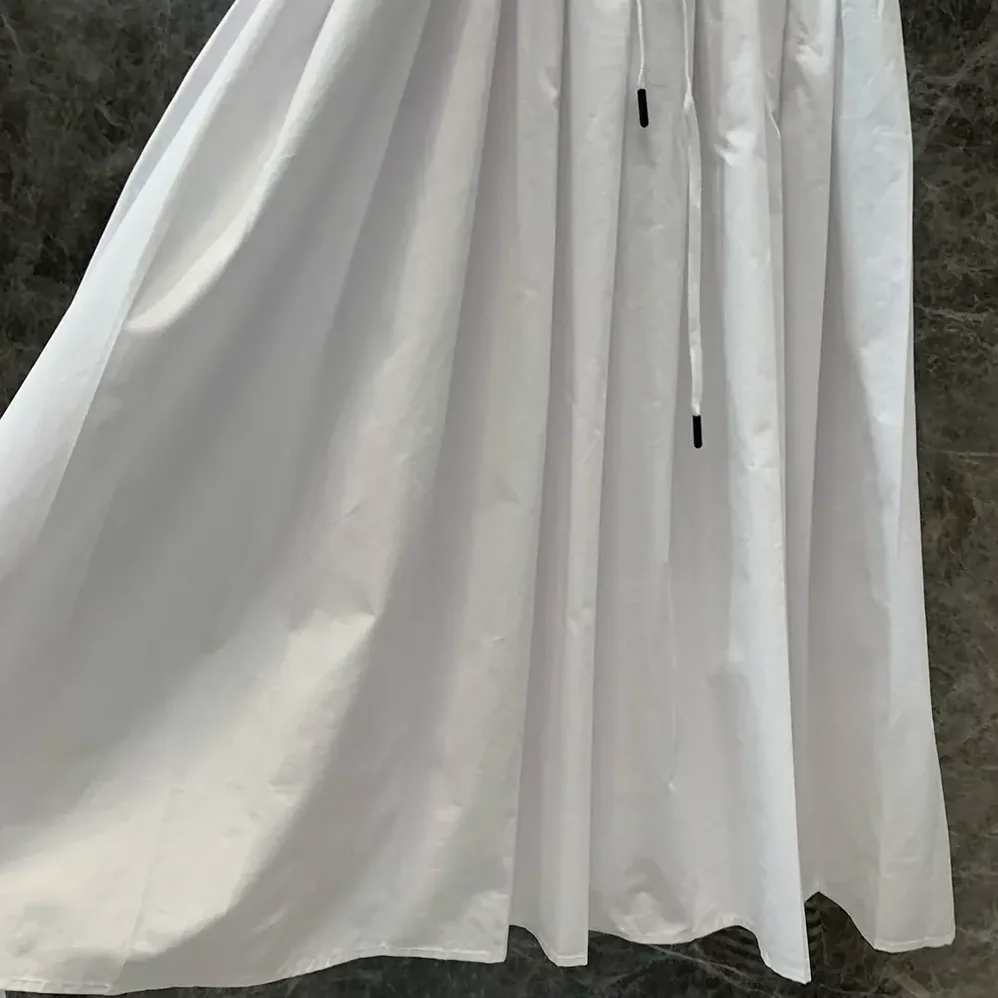 Miu Miu Poplin Midi for Women in dress with Embroidered Logo Miu Miu Poplin Midi for Women in dress with Embroidered Logo