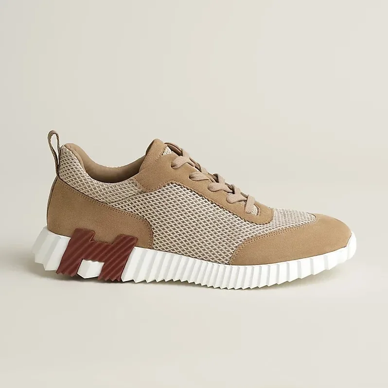 Hermes Bouncing Sneakers Beige Argile Hermes Bouncing Sneakers Beige Argile