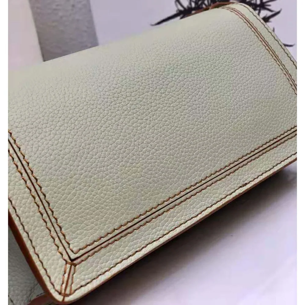 Loewe Mini Barcelona Soft Bag in Soft Grained Calfskin for Women in Lime Loewe Mini Barcelona Soft Bag in Soft Grained Calfskin for Women in Lime