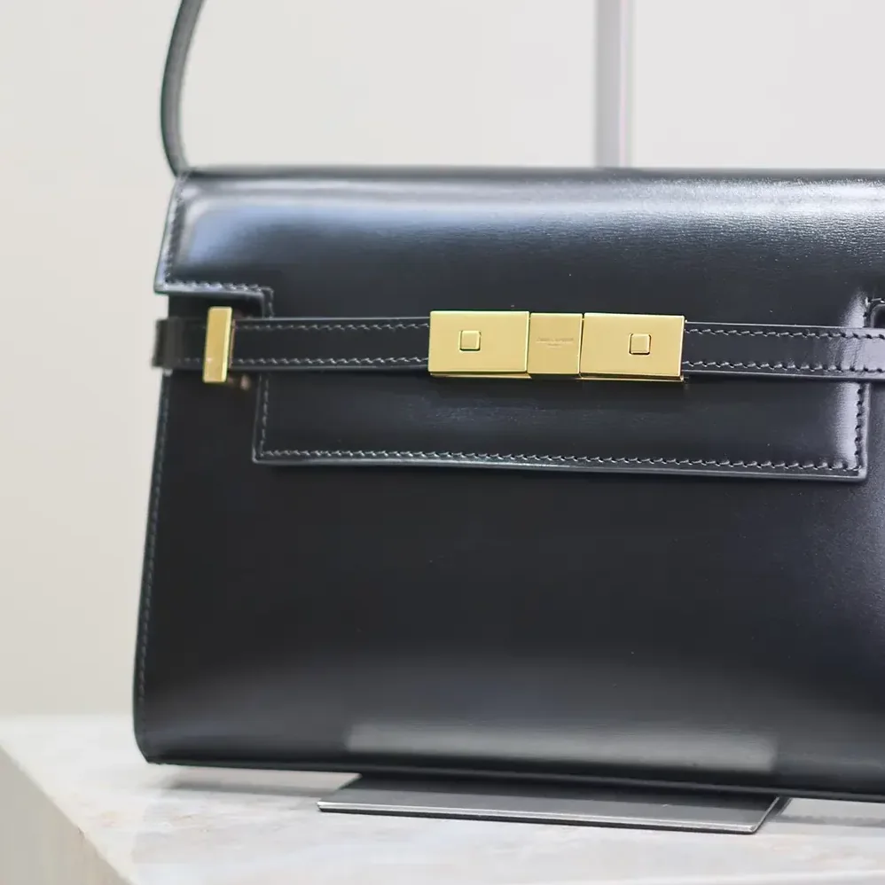 Saint Laurent YSL Manhattan Small in Box Saint Laurent for Women in Black Saint Laurent YSL Manhattan Small in Box Saint Laurent for Women in Black