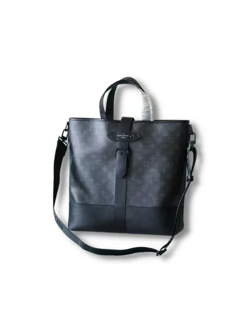 Saumur Tote Monogram Eclipse Black /
