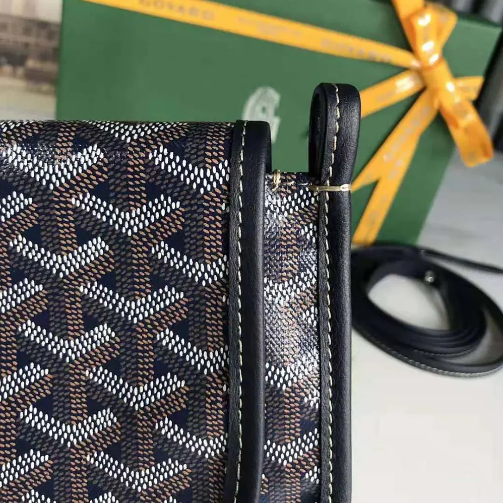 Goyard Plumet Pocket Wallet for Women in Navy