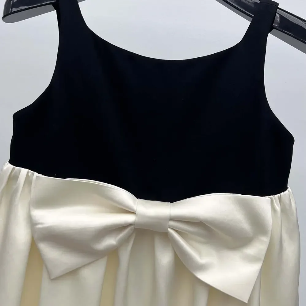 Celine Muguet Dress in Double Wool Crepe for Women