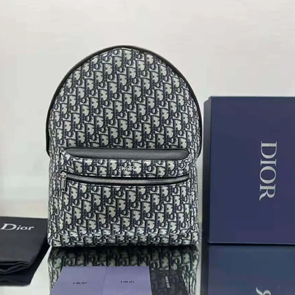 Dior Rider Backpack Beige and Black Dior Oblique Jacquard for Men Dior Rider Backpack Beige and Black Dior Oblique Jacquard for Men