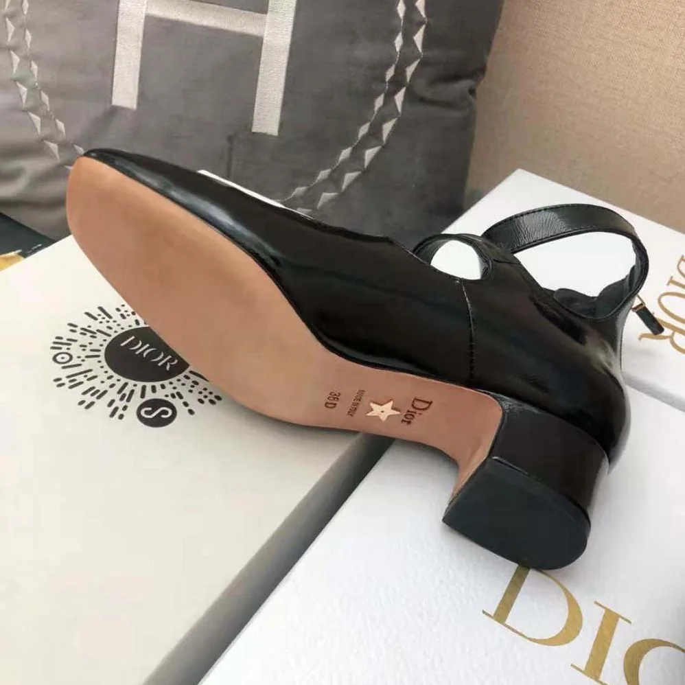 Dior D-Doll Pump Black Shiny Calfskin for Women Dior D-Doll Pump Black Shiny Calfskin for Women