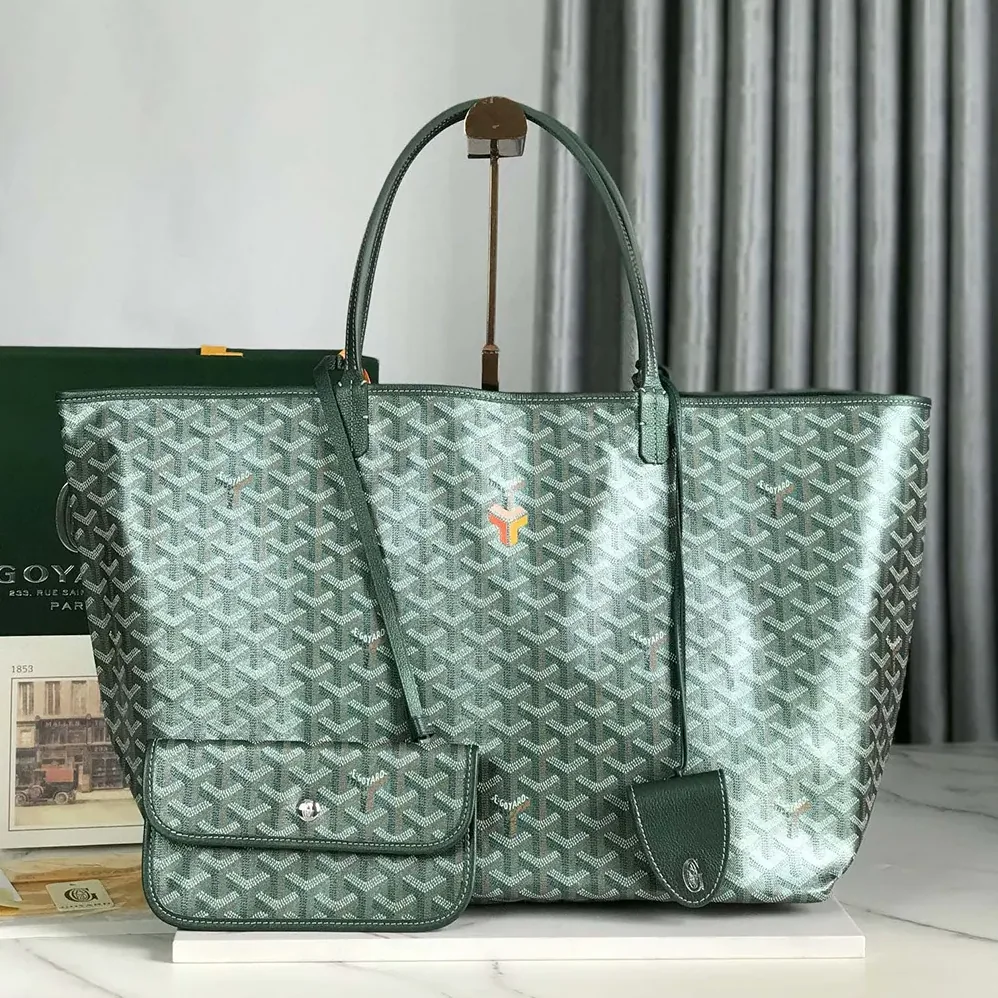Goyard Saint Louis GM bag for Unisex in Pearly Green