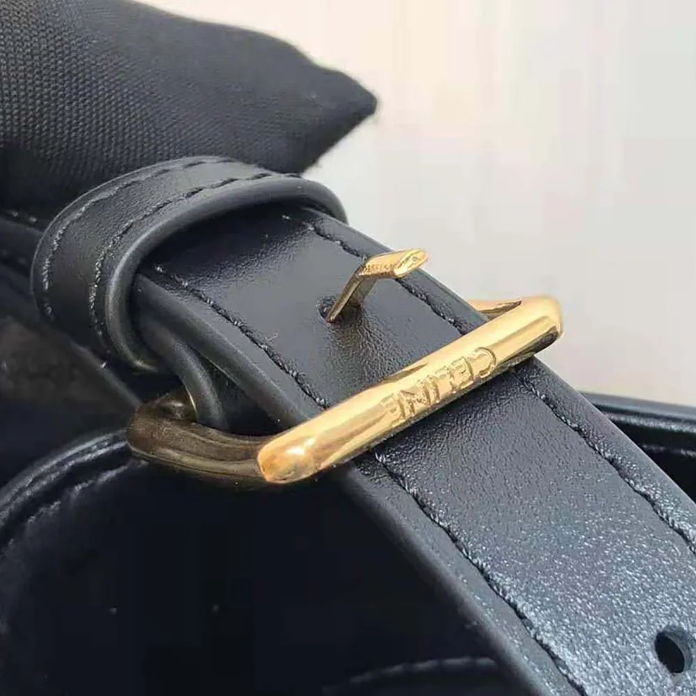 Celine Small Bucket Cuir Triomphe in Smooth Calfskin for Women in Black Celine Small Bucket Cuir Triomphe in Smooth Calfskin for Women in Black