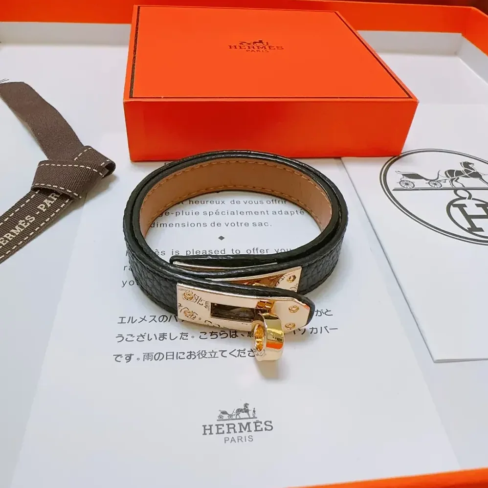 Hermes Kelly Double Tour Bracelet for Unisex