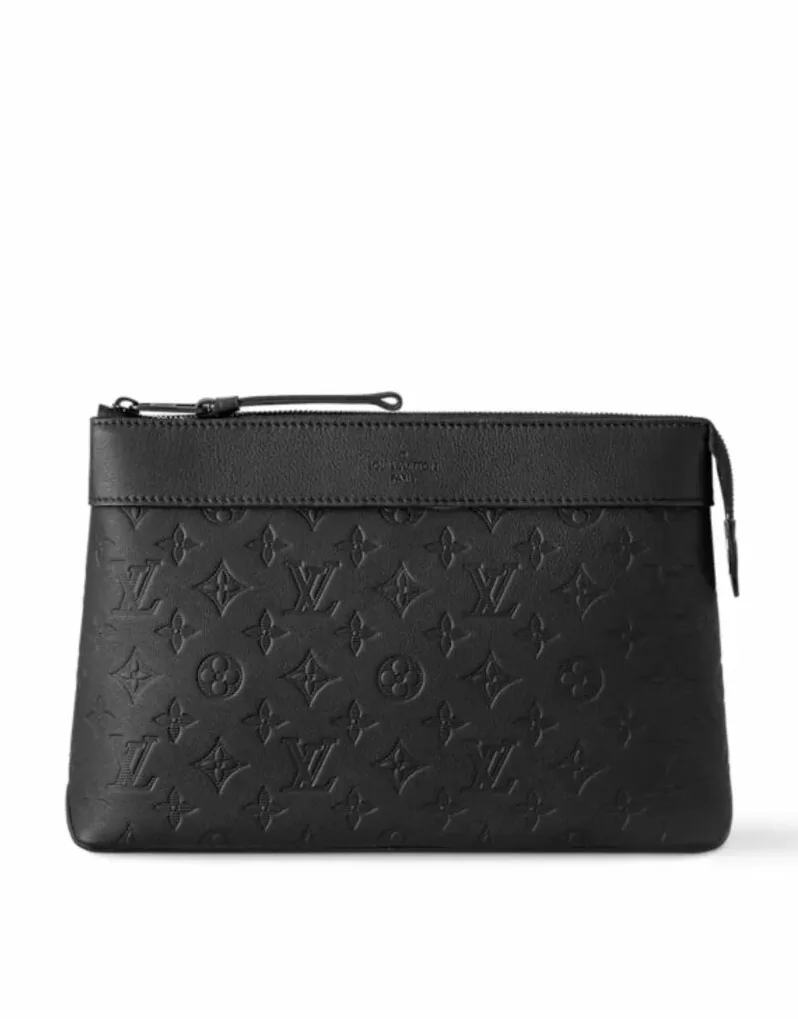 Louis Vuitton Pochette Voyage Souple Black Bag / Louis Vuitton Pochette Voyage Souple Black Bag /