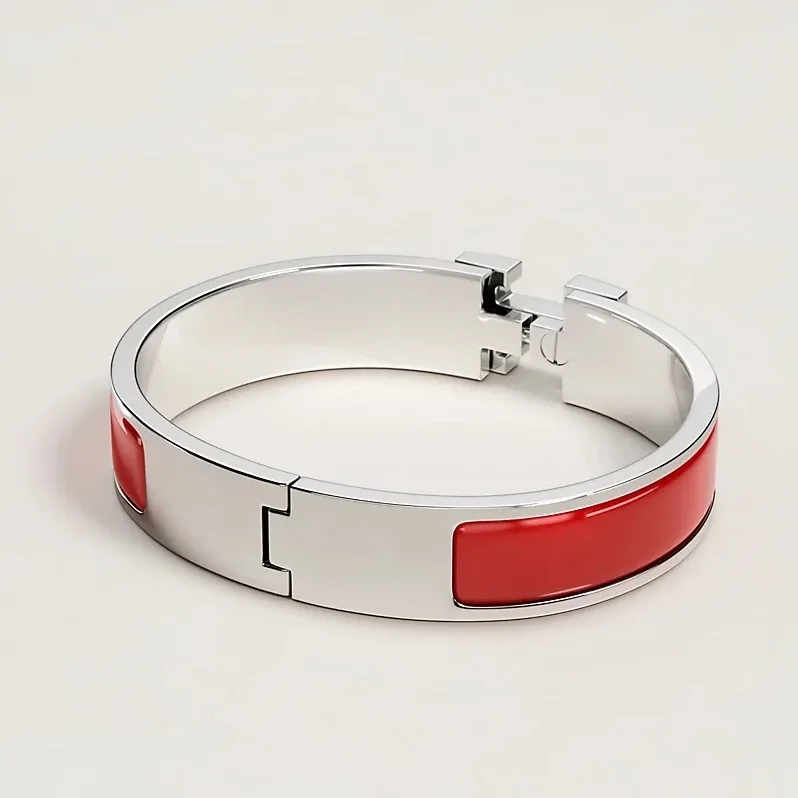 Hermes Clic H Bracelet Rouge Amarante Hermes Clic H Bracelet Rouge Amarante