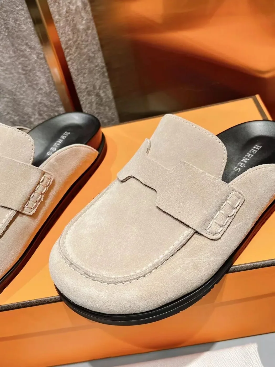Hermes Go Mule Beige Hermes Go Mule Beige