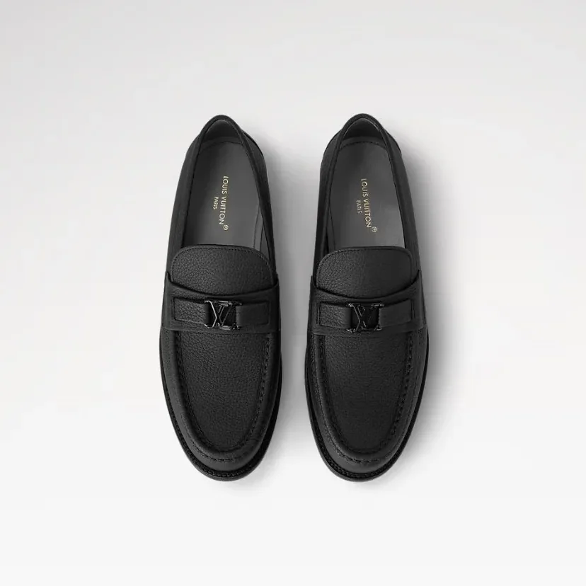 Louis Vuitton Major Loafer Black 1AH771 Louis Vuitton Major Loafer Black 1AH771