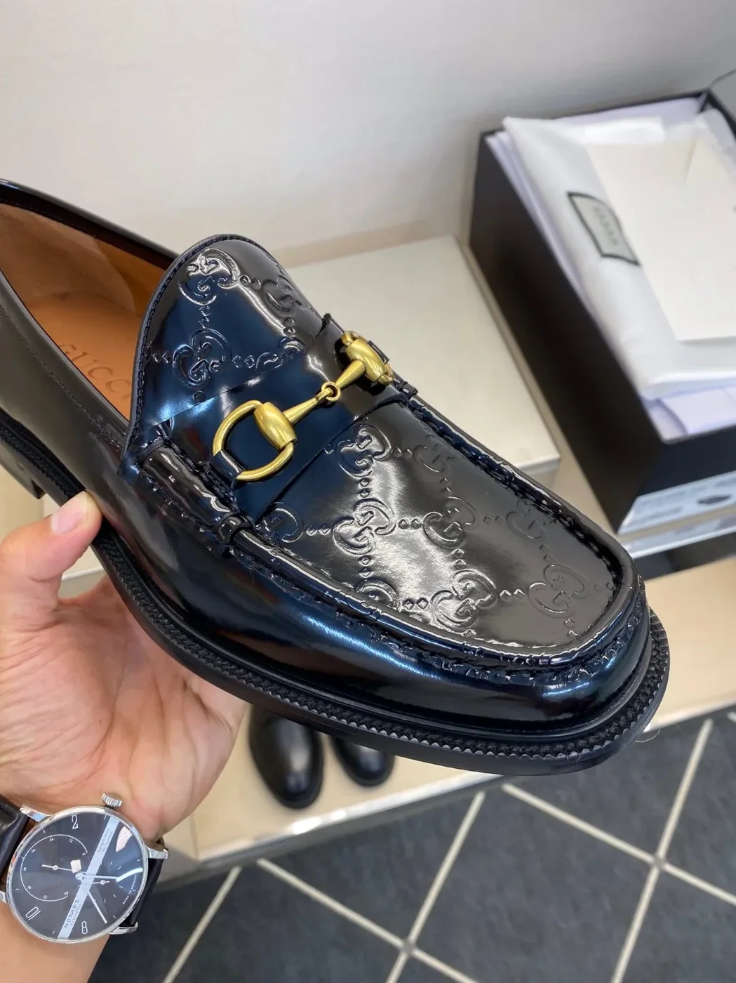 Gucci 1953 Horsebit Loafer Black for Men