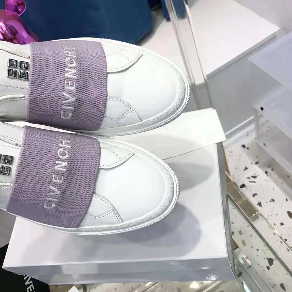 Givenchy Sneakers City Sport in Leather with GIVENCHY Webbing for Unisex in Purple Givenchy Sneakers City Sport in Leather with GIVENCHY Webbing for Unisex in Purple