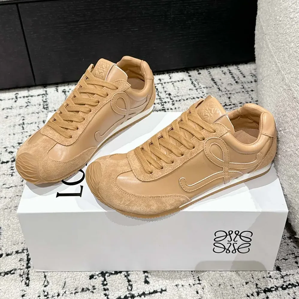 Loewe Ballet Runner 2.0 in Soft Calfskin for Unisex in Brown Loewe Ballet Runner 2.0 in Soft Calfskin for Unisex in Brown