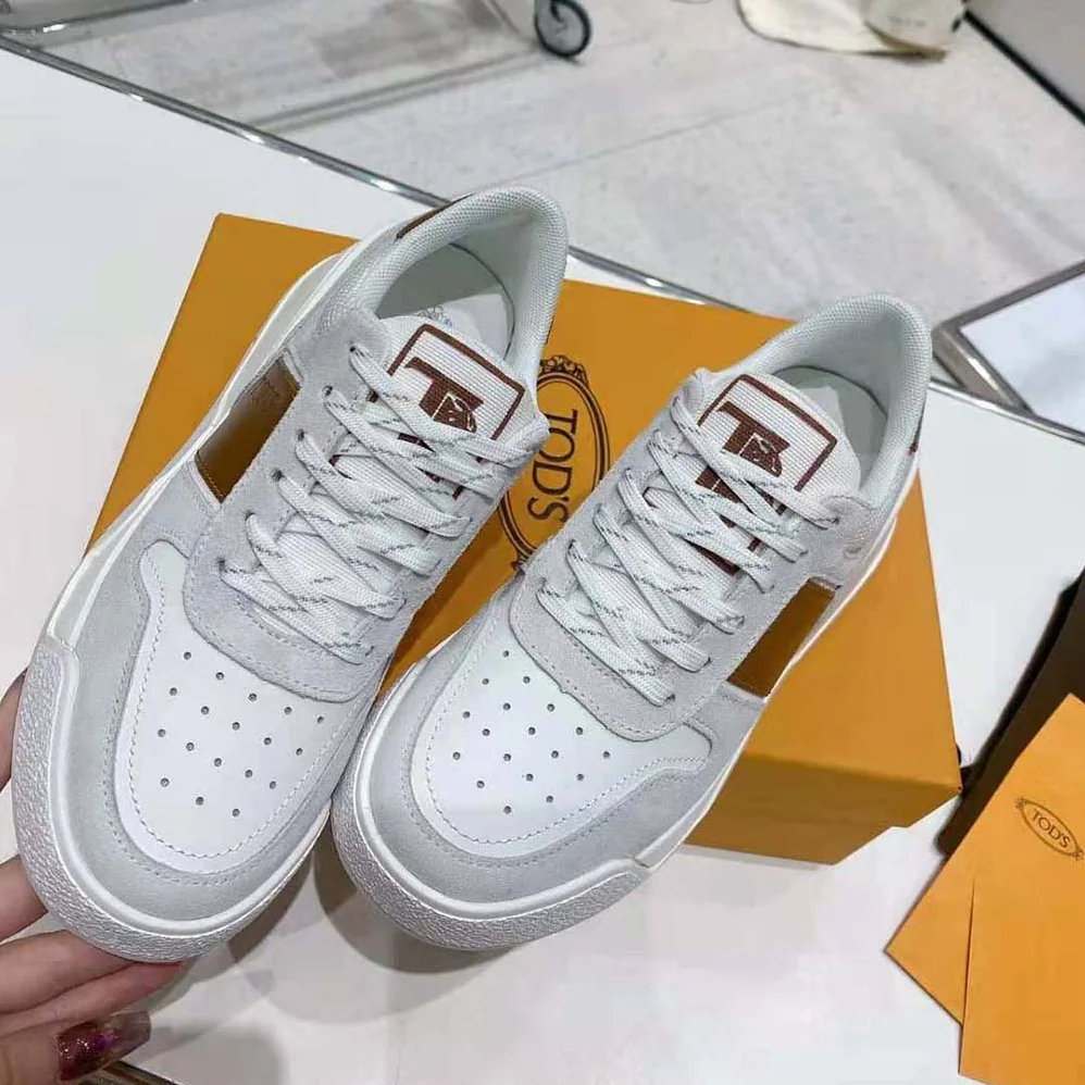 TODS Sneakers in Suede and Smooth Leather for Men in Brown