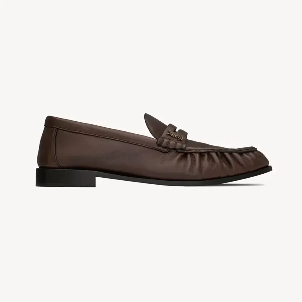 Saint Laurent YSL Le Loafer Supple in Matte Leather for Unisex
