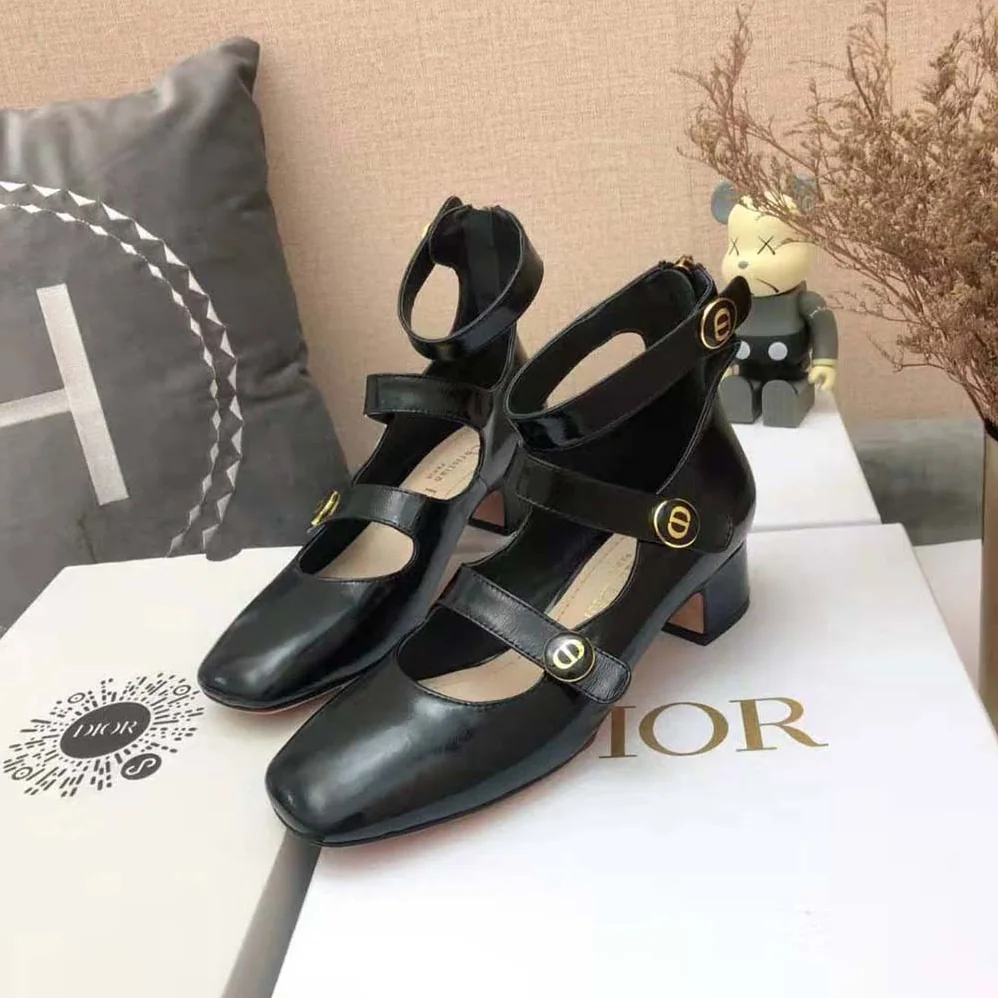 Dior D-Doll Pump Black Shiny Calfskin for Women Dior D-Doll Pump Black Shiny Calfskin for Women