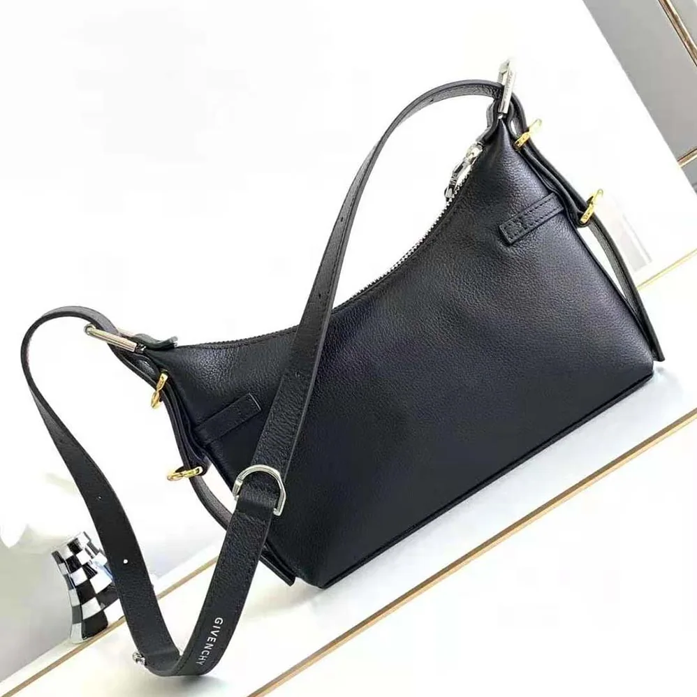 Givenchy Mini Voyou Bag in Leather for Women in Black Givenchy Mini Voyou Bag in Leather for Women in Black