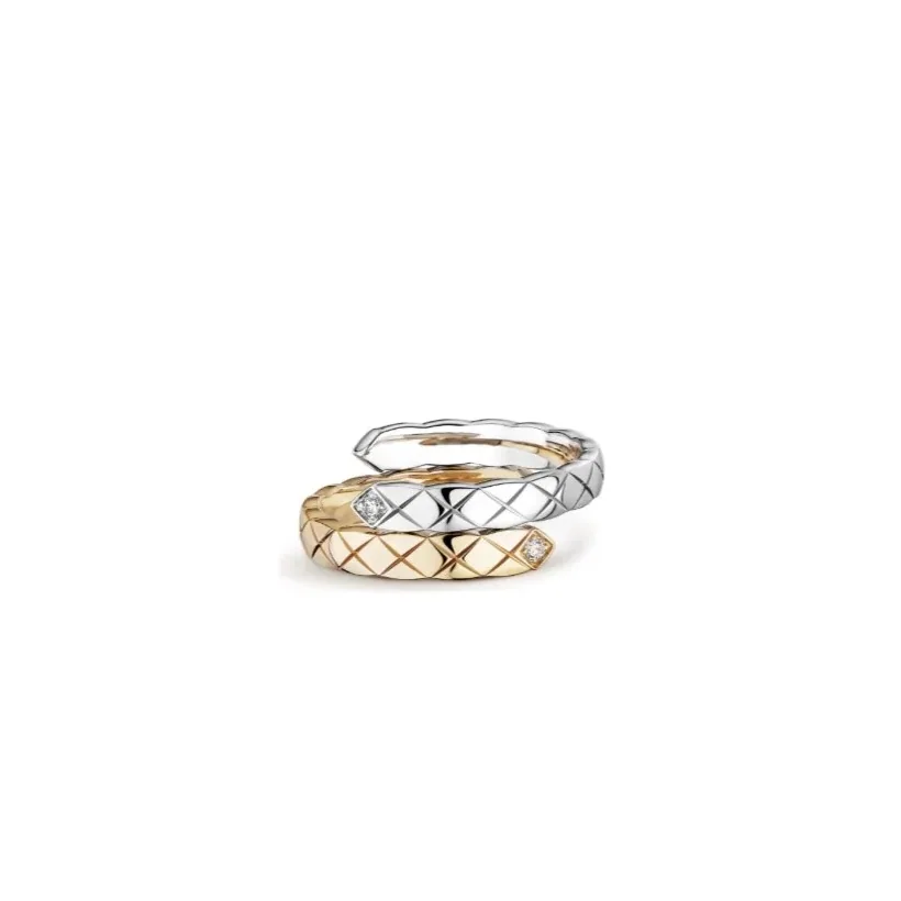 Chanel Coco Crush Toi Et Moi Ring White in Beige Gold Chanel Coco Crush Toi Et Moi Ring White in Beige Gold
