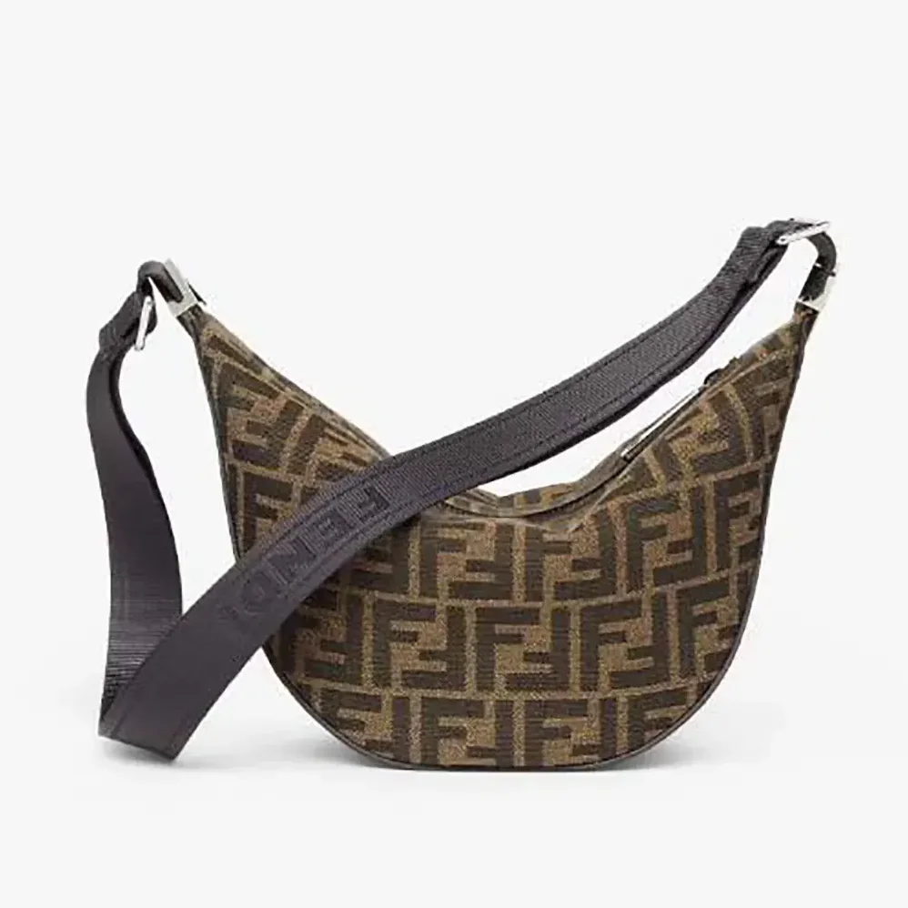 Fendi FF Jacquard Fendi Melon Small FF Bag for Unisex Fendi FF Jacquard Fendi Melon Small FF Bag for Unisex