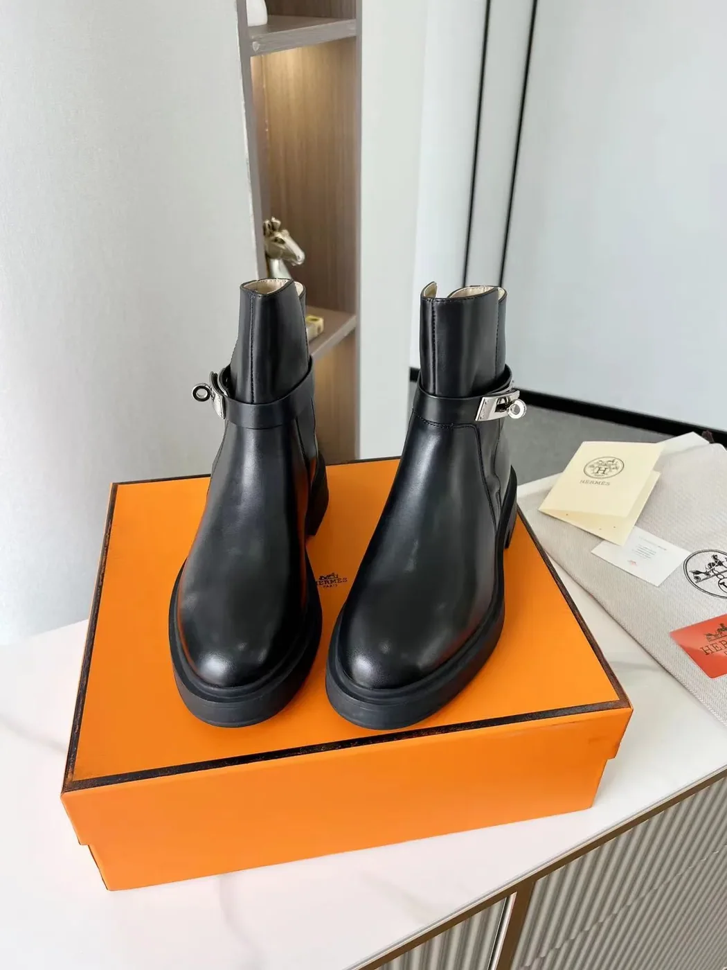 Hermes Veo Ankle Boots Black , Shoes Hermes Veo Ankle Boots Black , Shoes