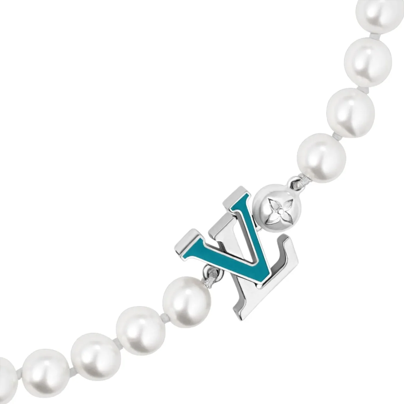 Louis Vuitton Turquoise Rodeo Necklace /