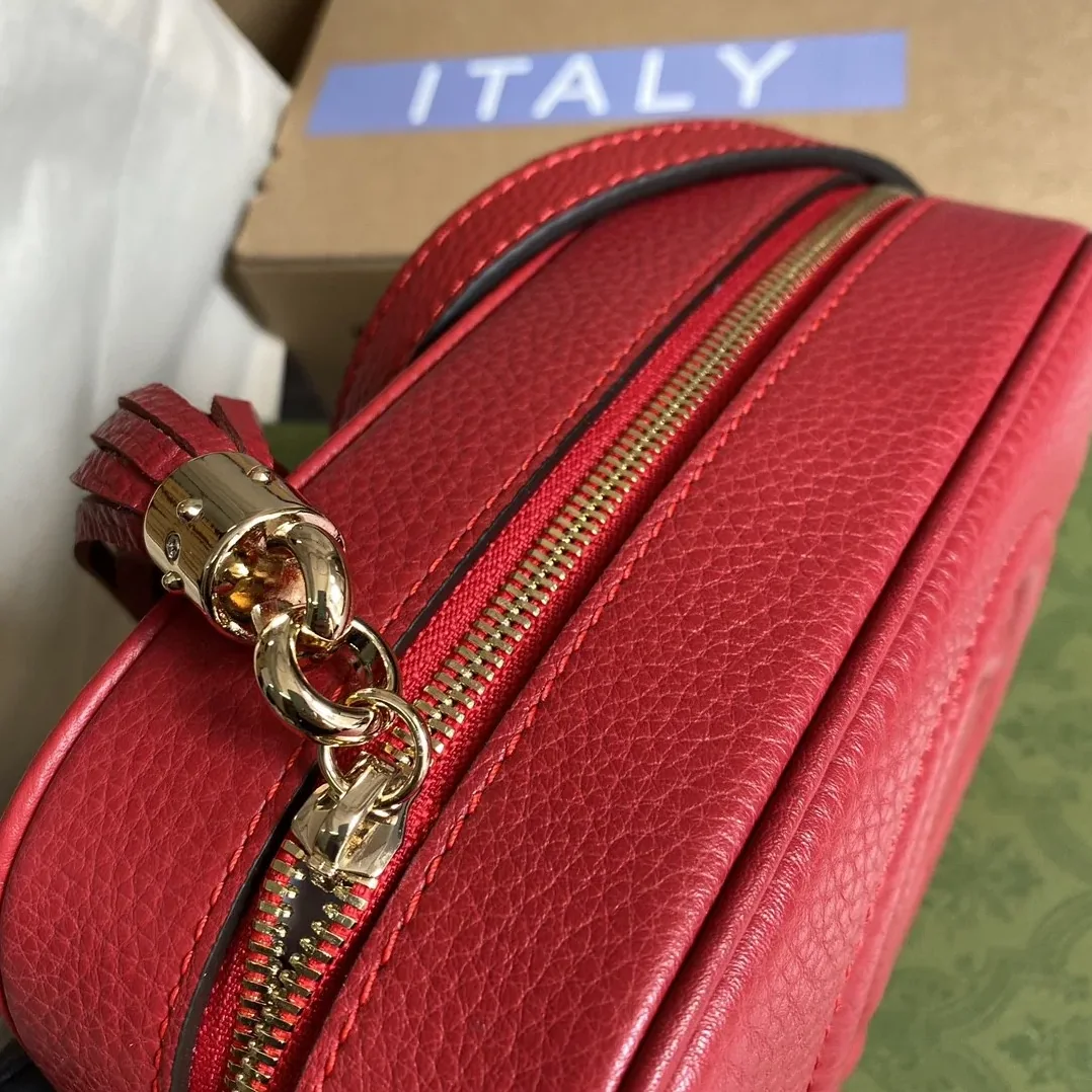 Gucci Soho Small Disco Bag Red, /, GG Gucci Soho Small Disco Bag Red, /, GG