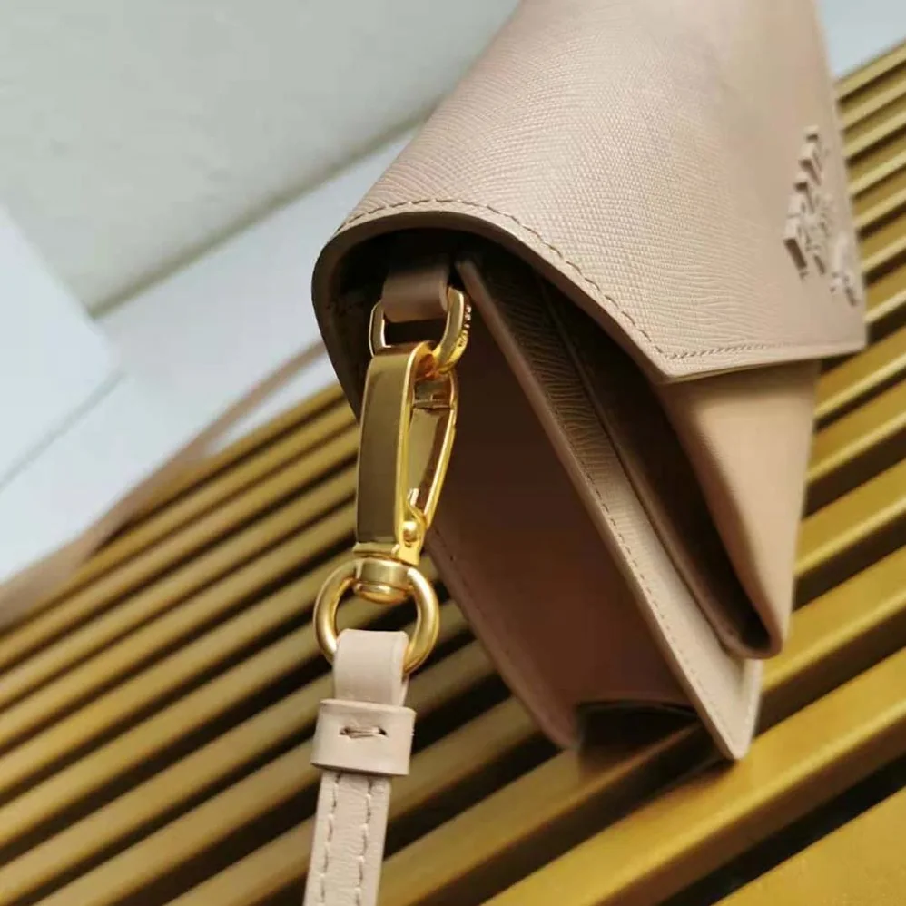 Prada Ladies Saffiano Leather Mini Bag in Sandy Prada Ladies Saffiano Leather Mini Bag in Sandy