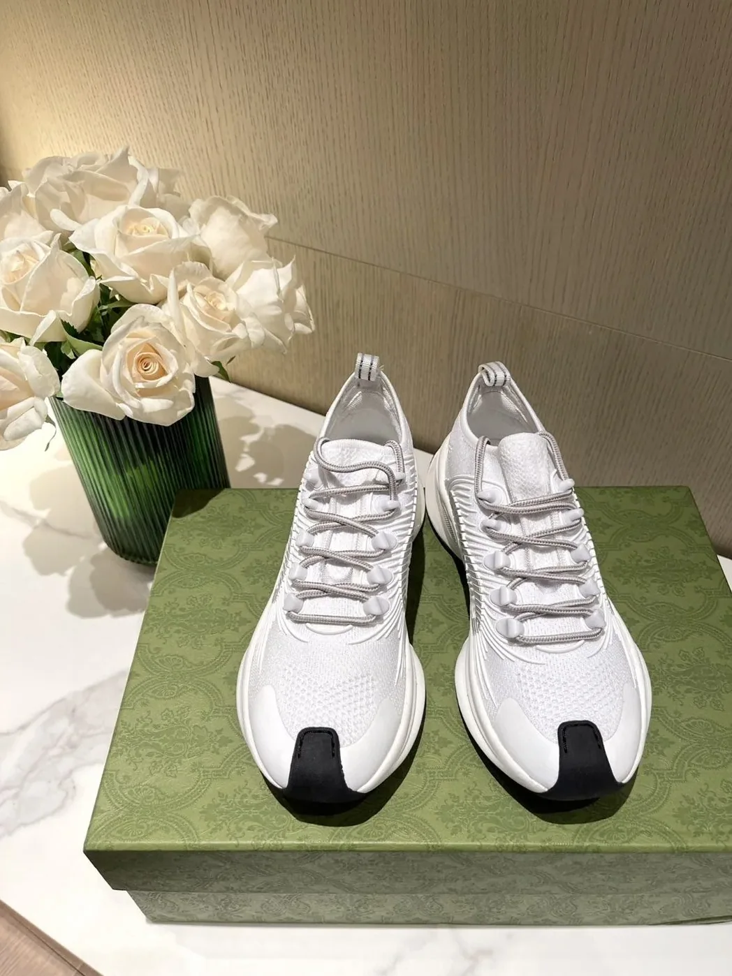 Gucci Run Sneaker White for Men Gucci Run Sneaker White for Men
