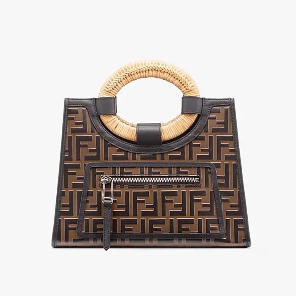 Fendi Runaway Shopper Multicolor Leather Shopper for Women Fendi Runaway Shopper Multicolor Leather Shopper for Women