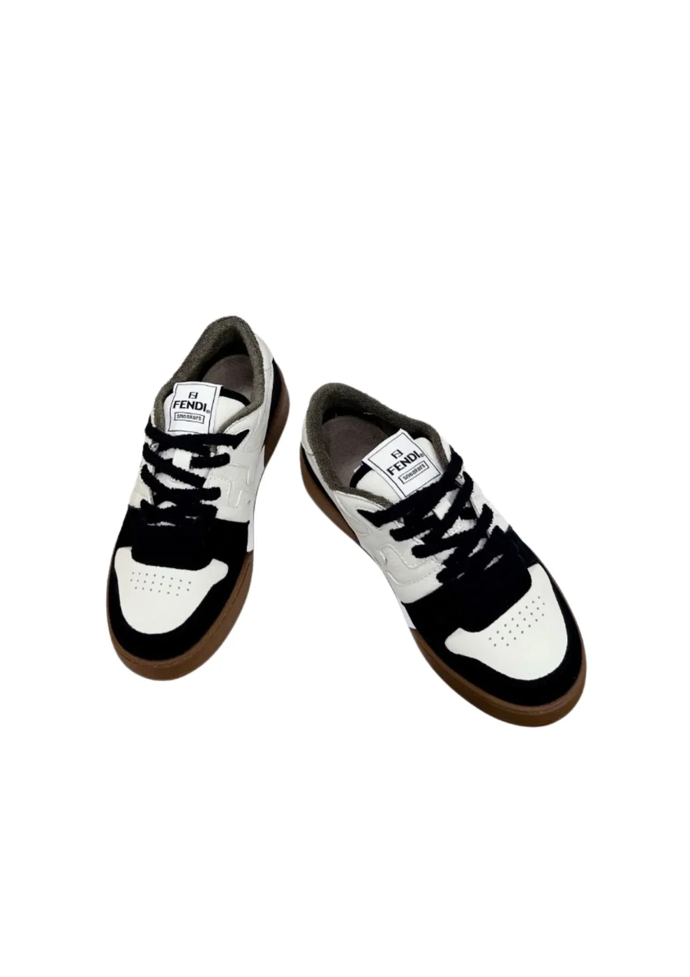 Fendi FD Fendi Match Low Tops Sneakers Black 7E1493AHH2F1FZB