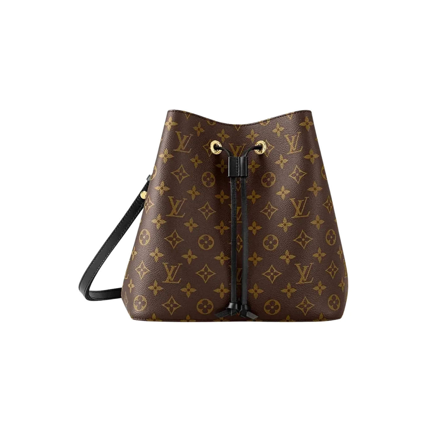 Louis Vuitton NeoNoe MM Bucket Bag Brown / LV Louis Vuitton NeoNoe MM Bucket Bag Brown / LV
