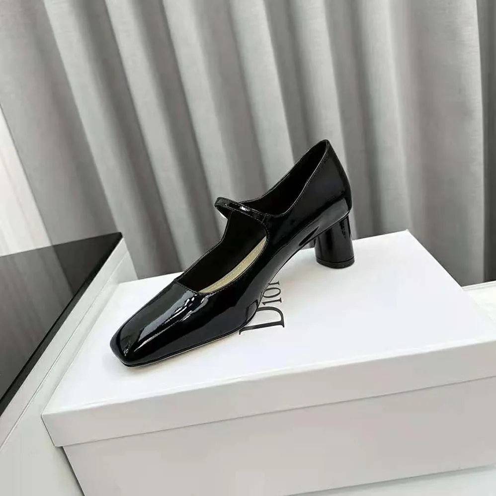 Dior Jolie Dior Pump Black Patent Calfskin for Women Dior Jolie Dior Pump Black Patent Calfskin for Women
