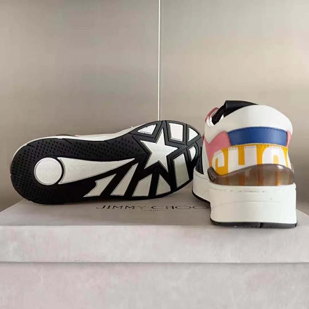 Jimmy Choo Florent for Women in F White Leather Trainers