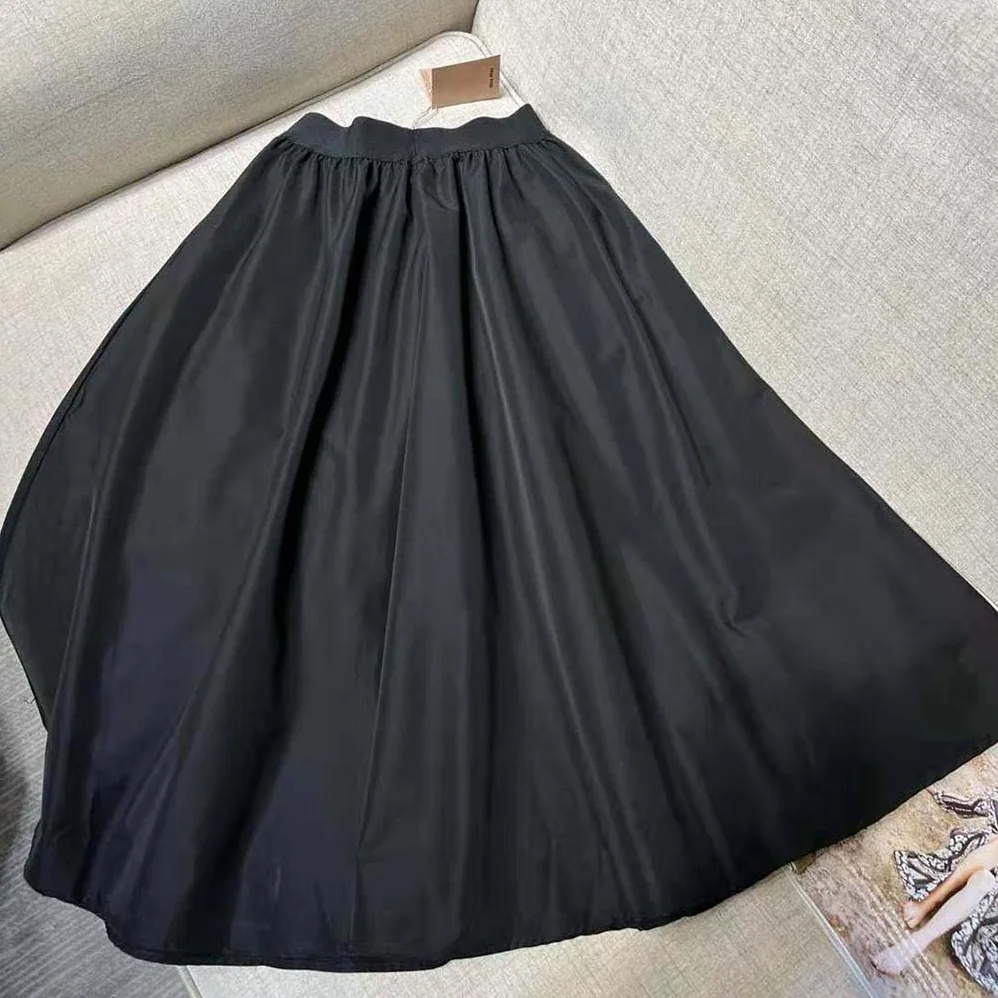 Miu Miu Full Technical Silk Skirt for Women