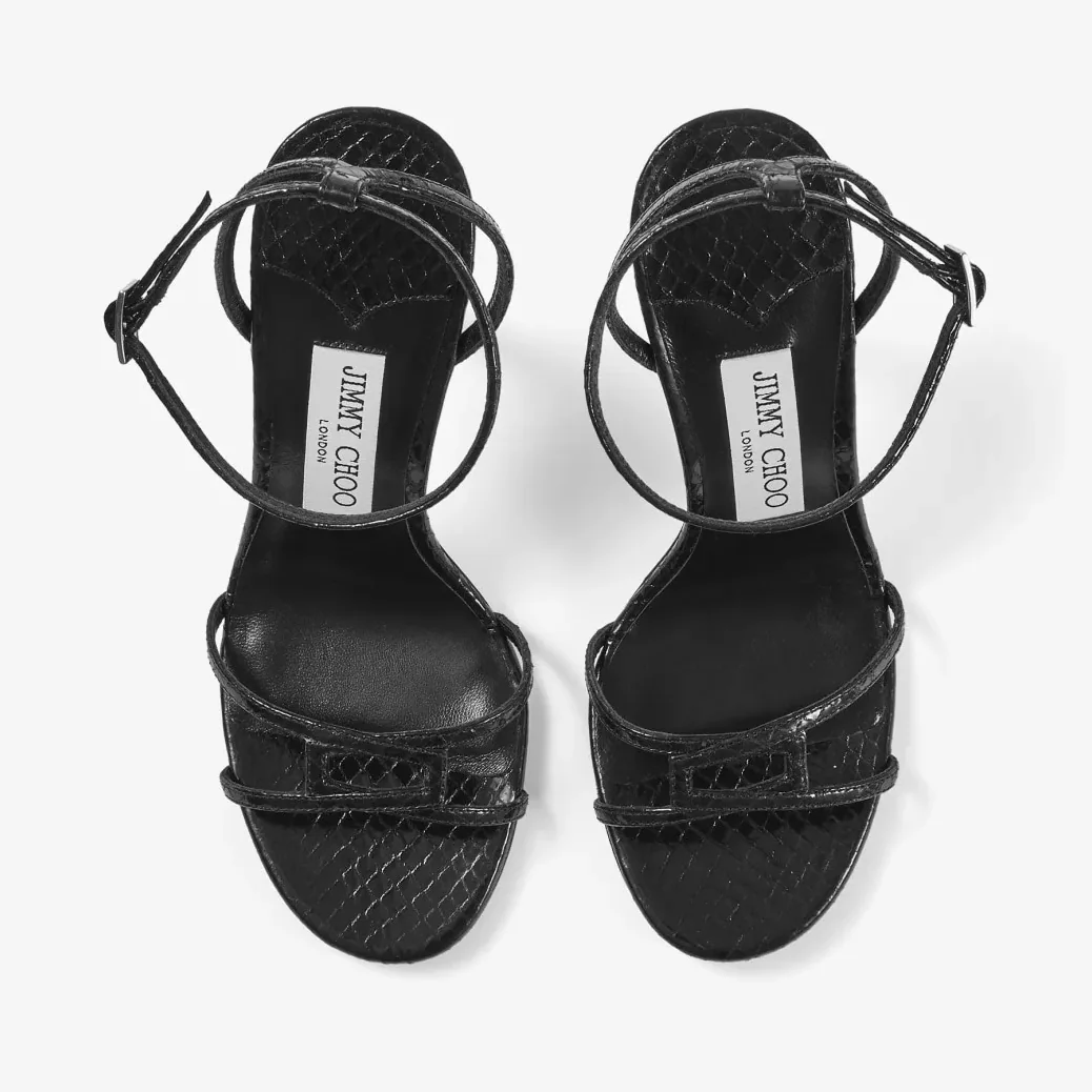 Jimmy Choo Leo 100 Black 1998LEO100WAP