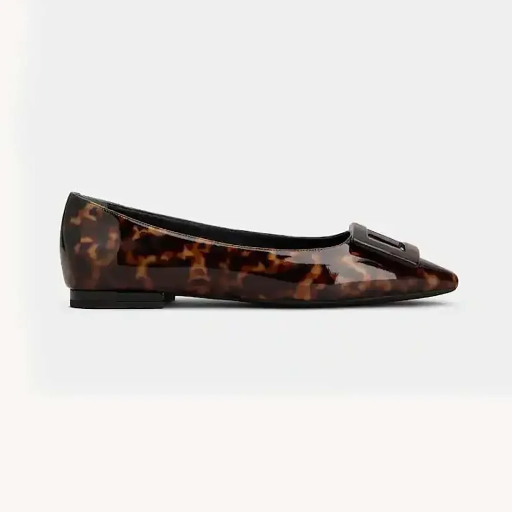 Roger Vivier Gommettine Ballerinas In Patent Leather for Women Roger Vivier Gommettine Ballerinas In Patent Leather for Women