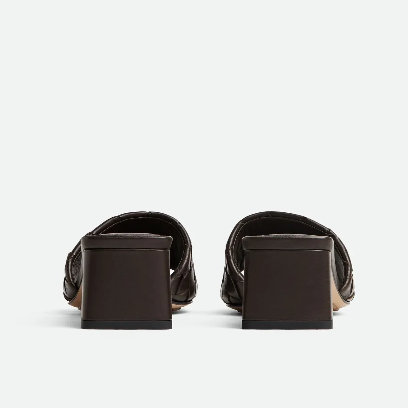 Bottega Veneta Parco Mule Mid Heel Fondant Bottega Veneta Parco Mule Mid Heel Fondant
