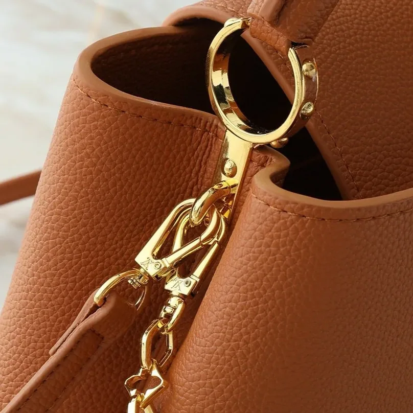 Louis Vuitton Capucines BB Top Handle Bag in Tan Gold Hardware Louis Vuitton Capucines BB Top Handle Bag in Tan Gold Hardware