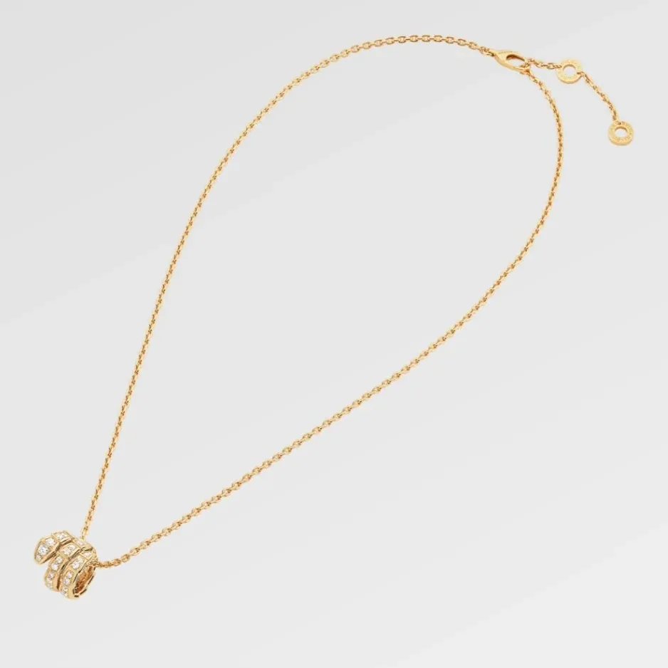 Bvlgari Serpenti Viper Necklace Yellow Gold